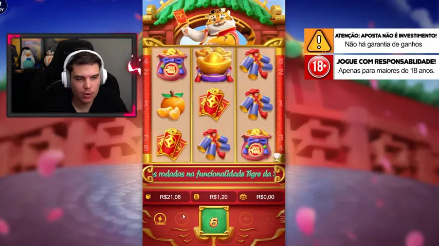 Rodada do Fortune Tiger em andamento mostrando os rolos girando